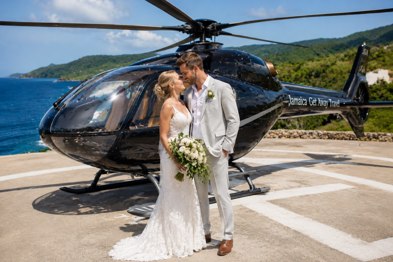Luxury Helicopter Weddings Jamaica