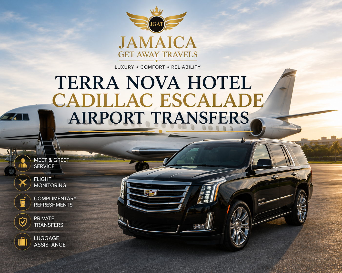 Terra Nova Hotel Cadillac Escalade Airport Transfers
