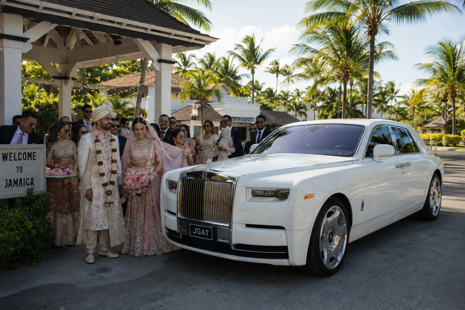 South Asian Destination Wedding Transportation Jamaica